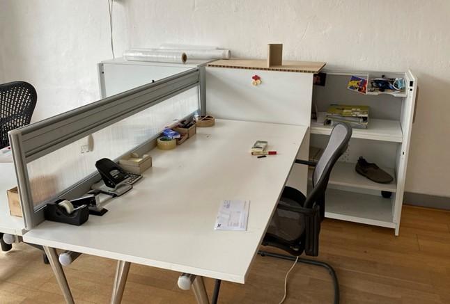 Duo Desk, side view